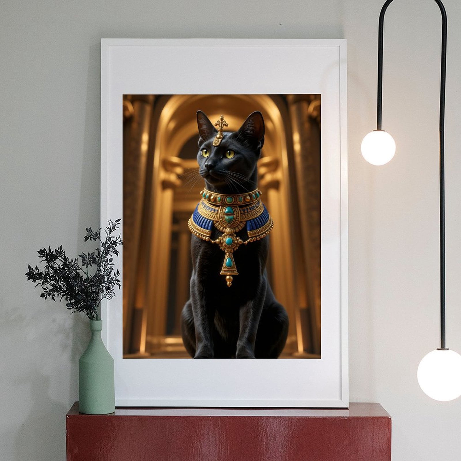 Diamond Art Kits for Adults - 5d Regal Feline Royal Gold Jewel Diamond Painting for Adults, Diamond Art for Adults Beginners, Diamond Painting Kits for Adults for Home Wall Decor