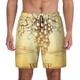 thumbnail image 2 of Goofa Bunch of Grapes Printed Men's Swim Trunks Board Shorts Quick Dry Mens Swimming Trunks with Compression Liner,Breathable Fit Hawaii Beach Shorts-XX-Large, 2 of 9