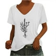 thumbnail image 1 of Camiseta sin mangas con cuello en V y estampado informal elegante para mujer OAVQHLG3B Store  lin121212, 1 of 5