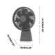 thumbnail image 2 of Ventilador pequeño de escritorio con pantalla digital, carga USB, silencioso, portátil, para estudiantes, luz nocturna, ventilador circulante, 2 of 2