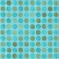 thumbnail image 1 of Ahgly Company Tapis d'Intérieur Lavables en Machine, Carrés de Transition, Vert Clair, 4' Carré, 1 of 7