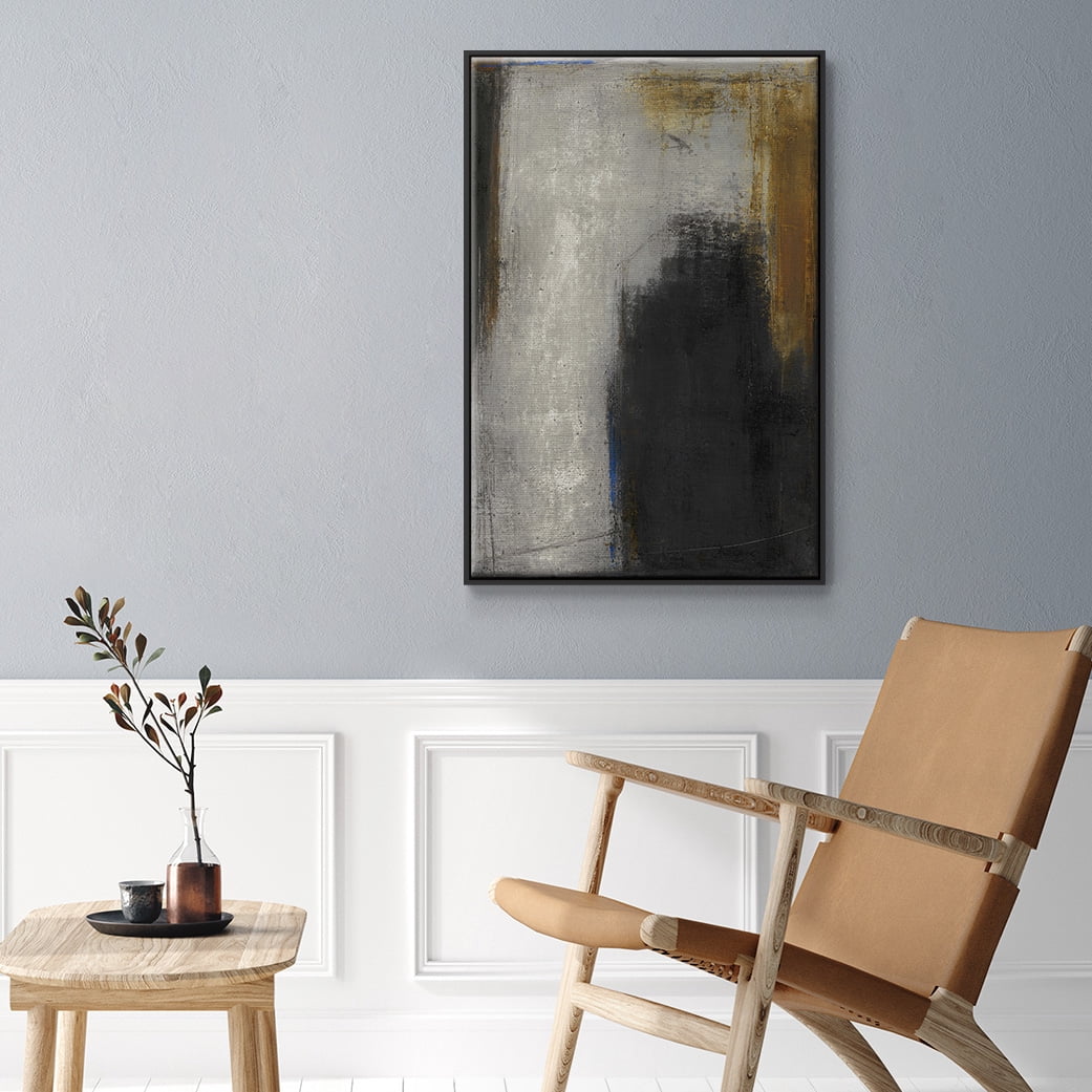 On My Way to Lately Framed Premium Gallery Wrapped Canvas - Ready to Hang - 27 x 41 - Black Floating Frame