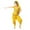1-Yellow3048, variant on Little Girls Belly Dance Outfits Sequins Crop Top Mesh Pants Dancewear Set Kids 2Pcs Set, Sizes 3-12