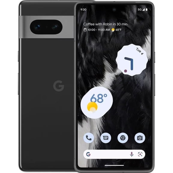 Restored Google Pixel 7 - Carrier Unlocked - 128GB Licorice Black