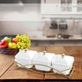 thumbnail image 2 of White Serving Plate Ideal For Snack Presentation And Food Display, 2 of 5