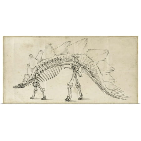 Great BIG Canvas | Rolled Ethan Harper Poster Print entitled Dinosaur Study III