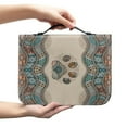 thumbnail image 2 of Xoenoiee Boho Mandala Paw Pattern Bible Covers for Women Men PU Leather Bible Case Bible Bag Tote Book Carrying Case Christian Bible Accessories with Handle, 2XL, 2 of 7
