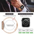thumbnail image 6 of ZYX Heavy Duty Stainless Steel Band for Apple Watch, Men's Solid Metal Business Strap, Rose Gold, 49mm/46mm/45mm/44mm/42mm(series 3 2 1), 6 of 6