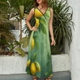 thumbnail image 2 of Delicious Lemon Vestido Sin Mangas Vestidos Para Mujer, Vestido Suelto De Verano 2025, 2 of 5