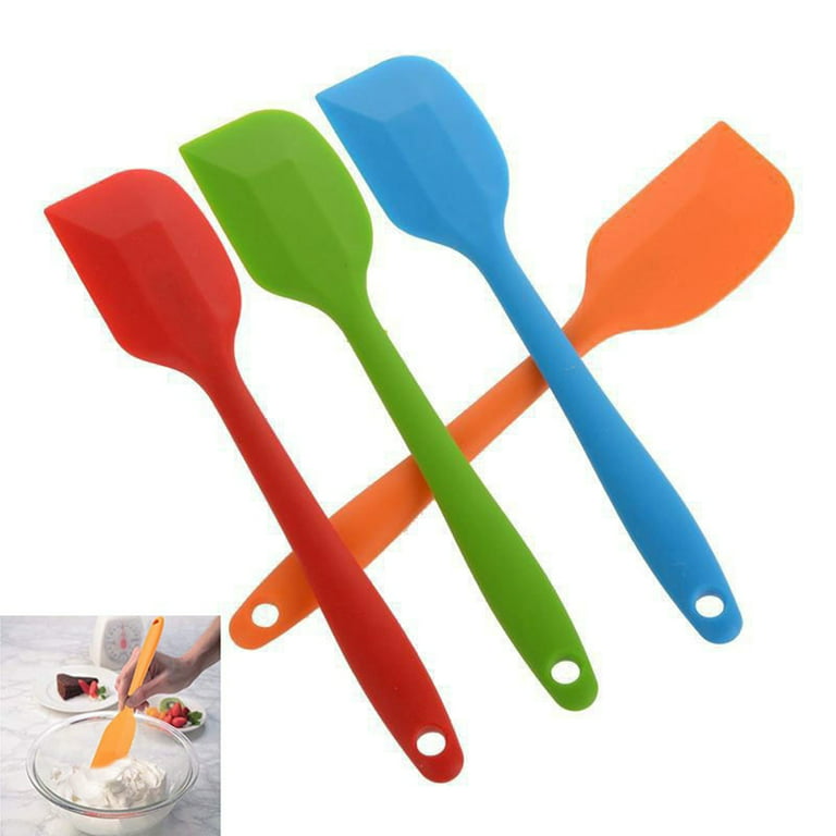 Silicone Spatula, 4pcs Non Stick Rubber Kitchen Spatulas, Heat Resistant  Spoon