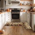 thumbnail image 6 of Sm:)e Spooky Ghost Pumpkin Bat Halloween Kitchen Rugs and Mats, 17x29Inch and 17x47 Inch, Non Slip Mat for Porch Patio Hallway, 6 of 6