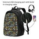thumbnail image 2 of Balery Teeth Mochila con carga USB para hombre y mujer - Mochila impermeable y antirrobo para portátil con puerto USB para viajes, trabajo, estudios y universidad, 2 of 7