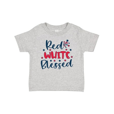 

Inktastic 4th of July Red White Blessed Fireworks Boys or Girls Baby T-Shirt