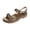 Khaki, variant on Womens Sandals, Dressy Strappy Arch Support Wedge Shoes, Orthopedic Sandals for Women, Walking Open Toe Ankle Strap Shoes, Comfortable Platform Slip-On Summer Beach Casual