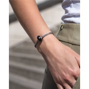Trollbeads Black Onyx Charm Bracelet for European Beads, Size 7.9