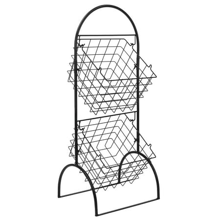 Wire Fruit Basket 3 Tier Sorbus 3-Tier Wire Market Basket Storage Stand for Fruit, Vegetables, Toiletries, Household Items, Stylish Tiered Serving Stand Baskets for Kitchen, Bathroom Organization (3 Tier Basket - Black) ()