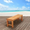 thumbnail image 3 of Amazonia Gloucester 6-Person Sling Patio Dining Set With Teak Table, 3 of 6