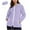 Purple, variant on HUJlwoi Workout Jackets for Woman Lightweight Drawstring Windbreaker Waterproof Hooded Tops with Zipped Pocket Outdoor Running Hiking Clothes