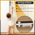 thumbnail image 3 of Cerradura superior de puerta de seguridad para niños TAMIDN de metal ajustable, 3 of 6