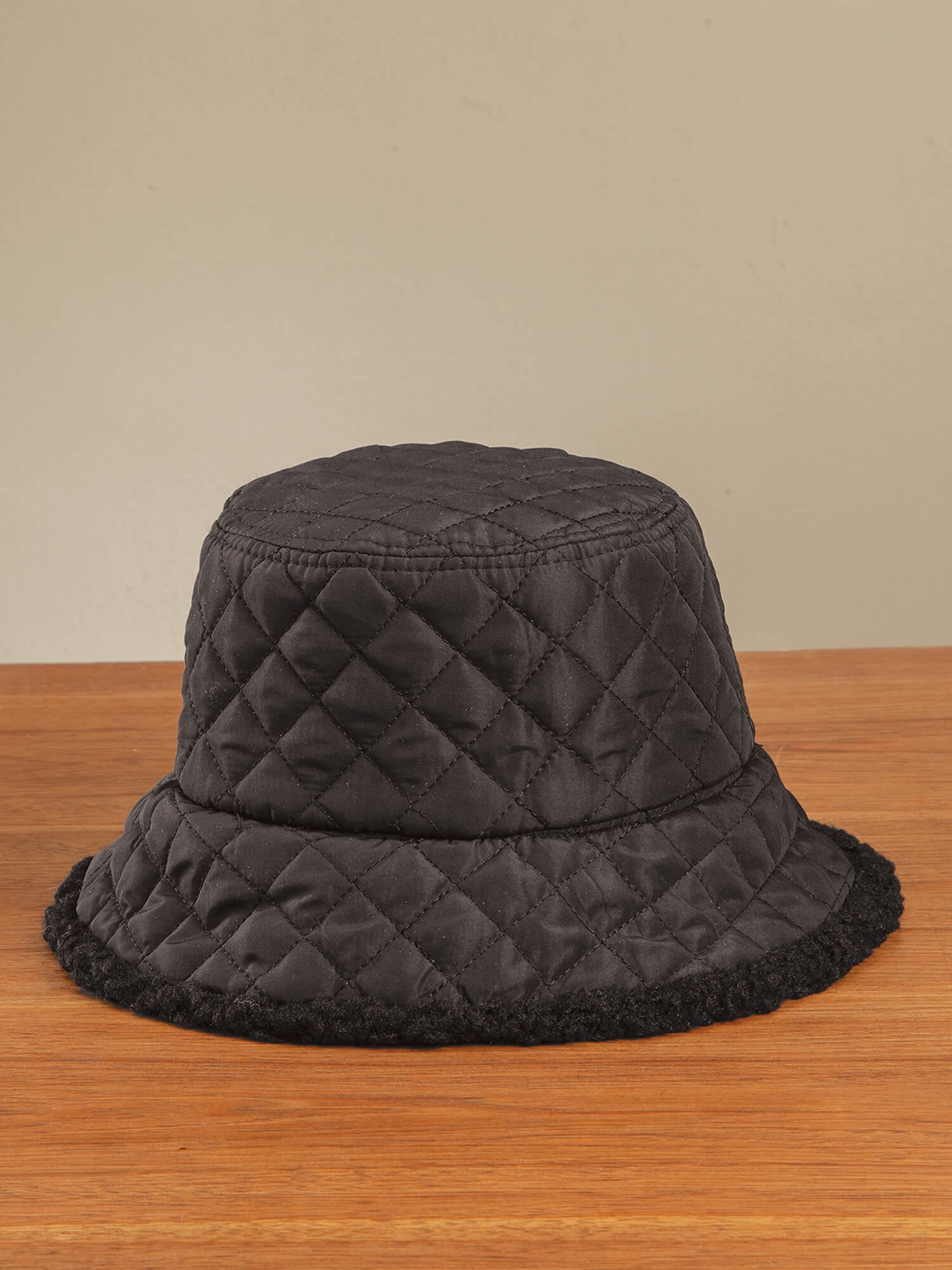 Reversible Sherpa Bucket Hat - 2-in-1 Sherpa Fleece  display picture 1