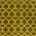 thumbnail image 1 of Ahgly Company Indoor Square Oriental Yellow Industrial Area Rugs, 4' Square, 1 of 4