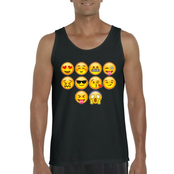 Artix - Men's Tank Top for Men, up to Men Size 3XL - Emoji Entourage