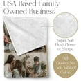 thumbnail image 3 of Ships Next Day, Custom Blanket with Picture - Printed in USA, Personalized Photo Blanket (Fleece – 50x60), 3 of 6