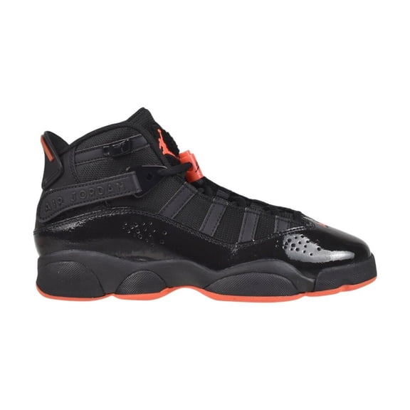 Jordan 6 Rings Black Infrared Big Kids' GS Sneakers 323419-066