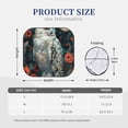 thumbnail image 4 of Yiaed Moon Flower White Owl Print Car Front Windshield Sun Shade,Foldable Anti-UV Car Sunshade for Front Window for Most Vehicles-Large, 4 of 5
