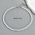 thumbnail image 3 of Necklace Long Necklace For Women, Versatile High-End Clavicle Chain Jewelry Necklace Birthday Valentines Day Jewelry Gifts Teen Girlfriend Wife Mom Preteen Tween Her Ideas, 3 of 5