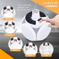thumbnail image 3 of Lámpara solar para acampar, recargable por USB, portátil, LED, reflector portátil, linterna de camping plegable con 5 modos, luz SOS impermeable, lámpara de tienda de campaña, iluminación de emergenci, 3 of 5
