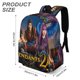 thumbnail image 3 of Descendientes-theme Backpack, Campus style schoolbag Bookbag with Adjustable Shoulder Straps And Large Zip Compartment, Unisex Travel Bags.42x30x15cm, 3 of 6