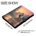 thumbnail image 3 of Leather Planner Leather Notebook Notebook Journal Binder Design Pen Pocket Design Convenient for Storage Sun and The Horses, 3 of 6