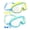 Yellow Blue Green Bl, variant on 2Pcs Swimming Goggles Water and Frogs Wide View Swim Goggles With Earplugs Nose Clip for Boy Girl