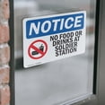 thumbnail image 4 of (2 Pack) No Food Or Drink At Solder Station Sign, 4 of 7
