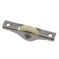 thumbnail image 4 of 12pcs White Doors Window Single Nylon Sliding Roller Pulley Wheel 62mm Length, 4 of 4