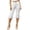 *White, variant on VBVC Women's Adjustable Hem Capri Cargo Pants , Calf Length Hiking Pants For Women,Ladies' Button Fly Outdoor Cropped Trousers with Pockets,Beige,S-2XL