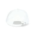 thumbnail image 3 of No Boundaries Flat Brim Baseball Hat, Women's, White, 3 of 3