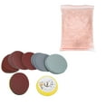 thumbnail image 4 of Dioche 34Pcs/Set Glass Polishing Kit, Scratch Remover Window Repair Cerium Oxide Polishing Powder Polishing Pad And Wheel, 4 of 9