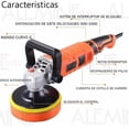 thumbnail image 2 of Pulidora Eléctrica Para Coche Piso 1850w 110v 18Pzs 3300 rpm, 2 of 7