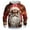 Orange, variant on Hpapadks Hoodie Men Christmas Santa Print Hoodies Pullover Festival Party Long Sleeve Hooded Men's Sweatshirts