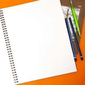 BAZIC Sketch Book 30 Ct. 8.5" X 11" Spiral Side Sketchbook Drawing Pads, 48-Pack