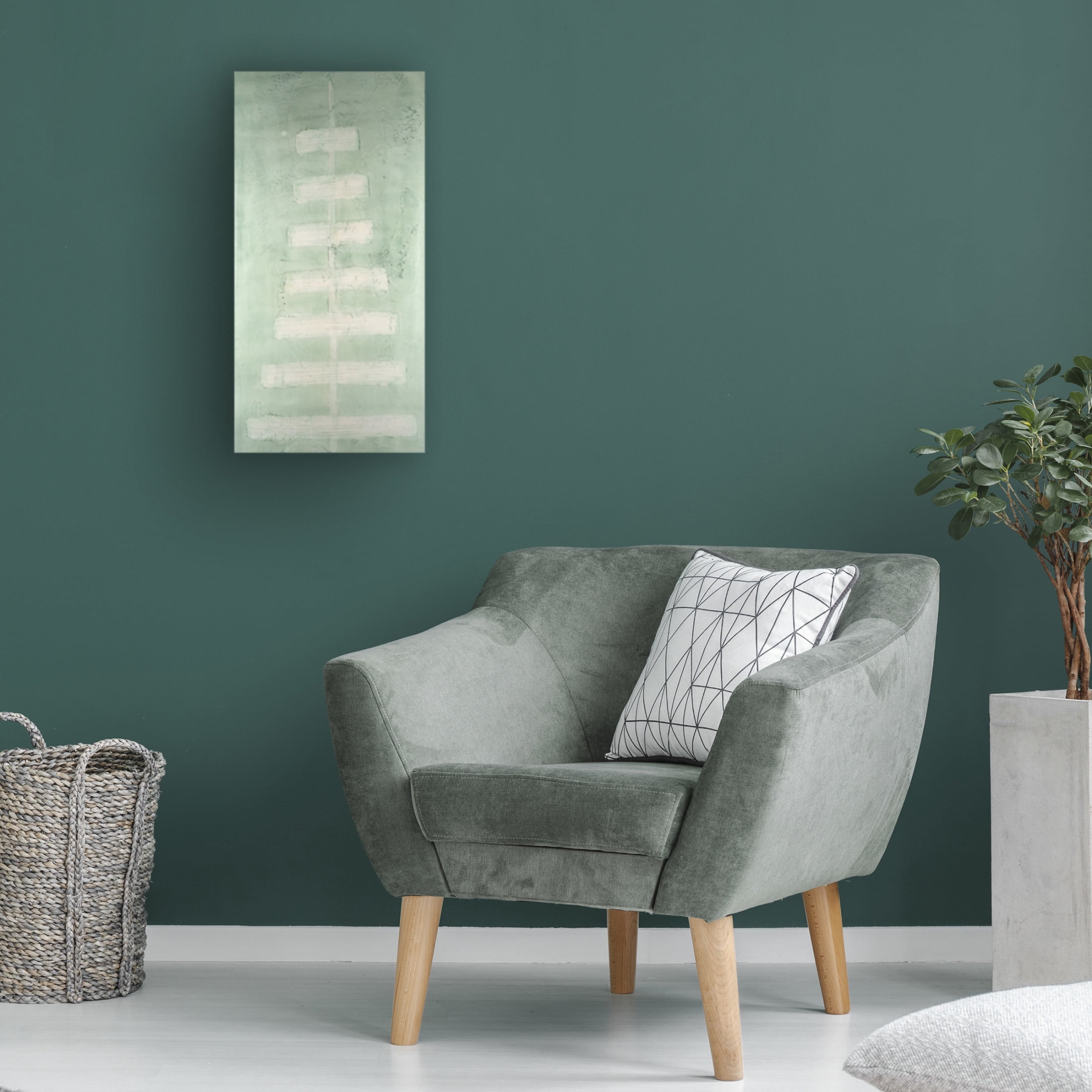 Canvas Wall Art - Vanna Lam 'Veriegatas III' Wall Art for Living Room, Bedroom, or Office Décor by Trademark Fine Art - 12 x 24 Inches
