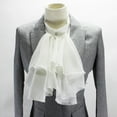 thumbnail image 2 of Blusa de gasa estilo retro con cuello falso y media camisa desmontable para cosplay Blanco L, 2 of 7