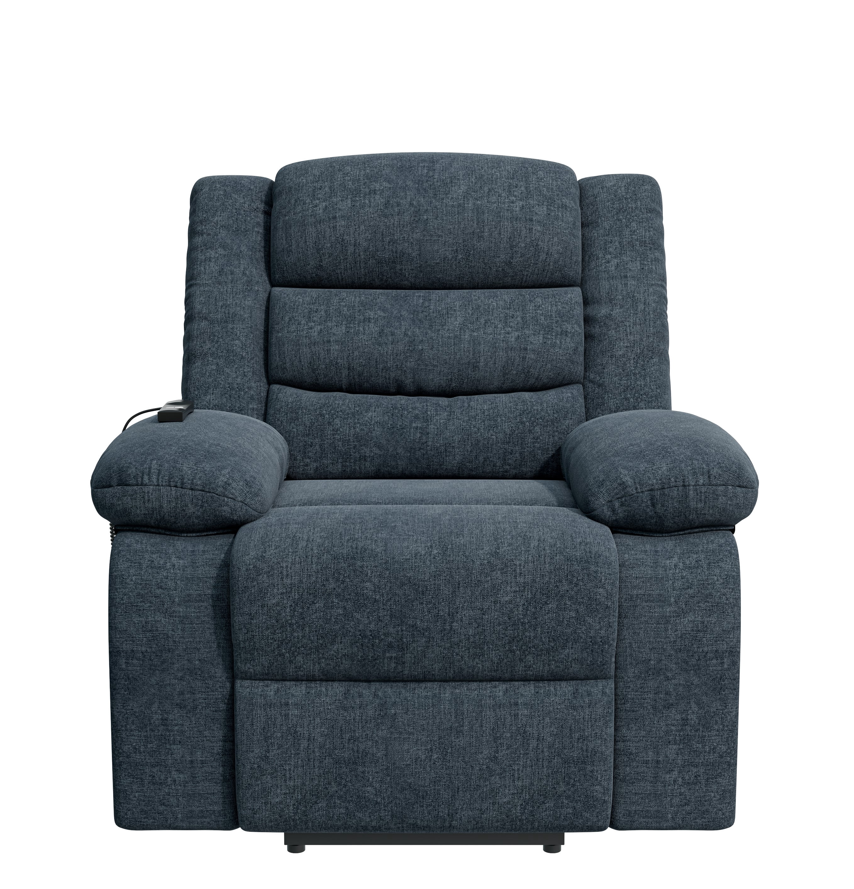 Homesvale Power Lift and Recliner Chair, Denim Blue Chenille, For Living Room & Bedroom