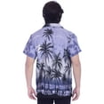 thumbnail image 2 of Varnit Crafts Mens Hawaiian Shirt Relaxed-Fit Funky Casual Opal Grey 4XL, 2 of 7