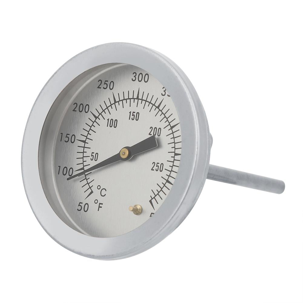 Details about   BBQ Smoker Grill Steel Thermometer Temperature 50-400℃ Gauge BEST 