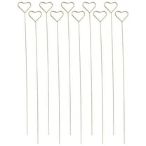 GOOHOCHY 10 Pcs Bouquet Picks Flower for Arrangements Wedding Decor Card Floral Golden
