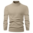 thumbnail image 2 of Men's Turtleneck Sweater Long Sleeve Ribbed Knit Pullover Slim Fit Casual Top, 2 of 5