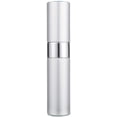 thumbnail image 1 of Clear Plastic Empty Squeeze Bottles with Flip Cap，15ml Portable Empty Refillable Aluminum Perfume Cosmetic Spray Bottle Atomiser Silver, 1 of 8